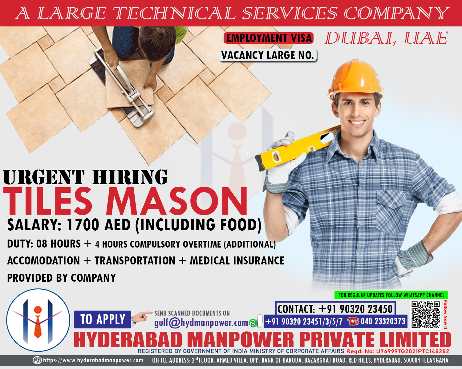 Urgent Hiring for A Large Technical Service Co. UAE