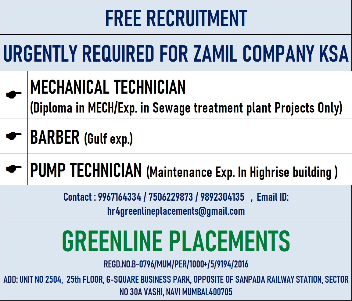 ONLINE INTERVIEW FOR ZAMIL CO