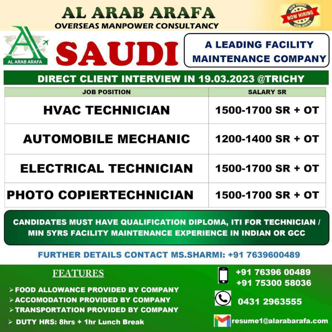 Maintenance Project in KSA