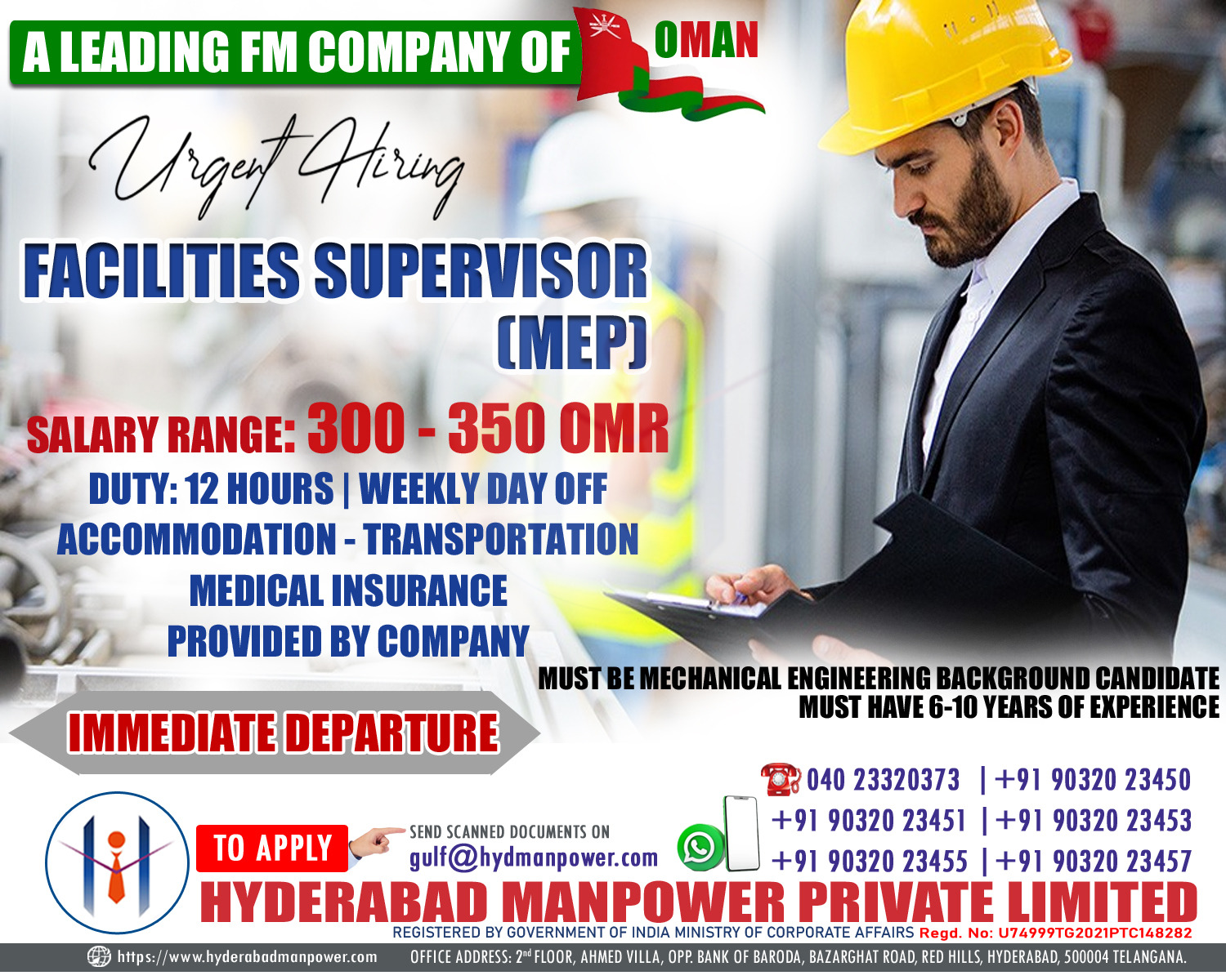 Urgent Hiring for A Leading MF Company of Oman