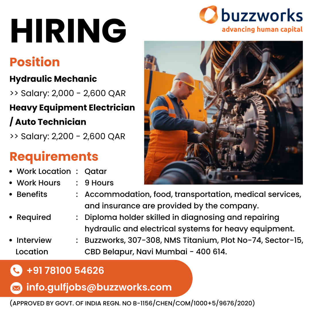 Hiring for Qatar 